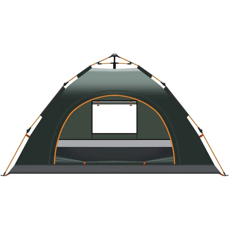 Camping Tent Automatic Quick-Open Ventilated Double-Layer Mosquito Net