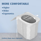 Camping Toilet Foldable ABS Plastic 400 Lb Capacity