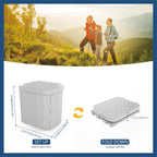 Camping Toilet Foldable ABS Plastic 400 Lb Capacity