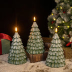 Candle Christmas Tree Shape Clean-Burning Non-Toxic