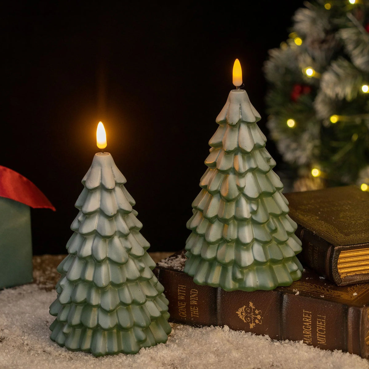 Candle Fir Tree Design Eco-Friendly Scented Wax