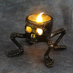 Candle Flameless LED Skeleton Hand & Skull