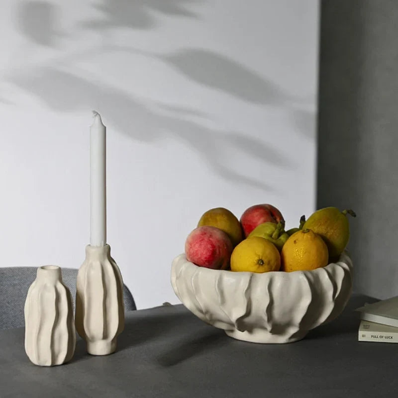 Candle Holder Handcrafted Ceramic For Taper Candles