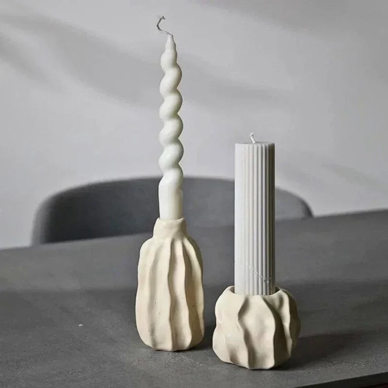Candle Holder Handcrafted Ceramic For Taper Candles