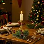 Candle Holder Iron Christmas Motifs For Taper Candles