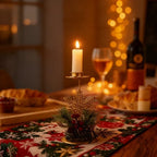 Candle Holder Iron Christmas Motifs For Taper Candles