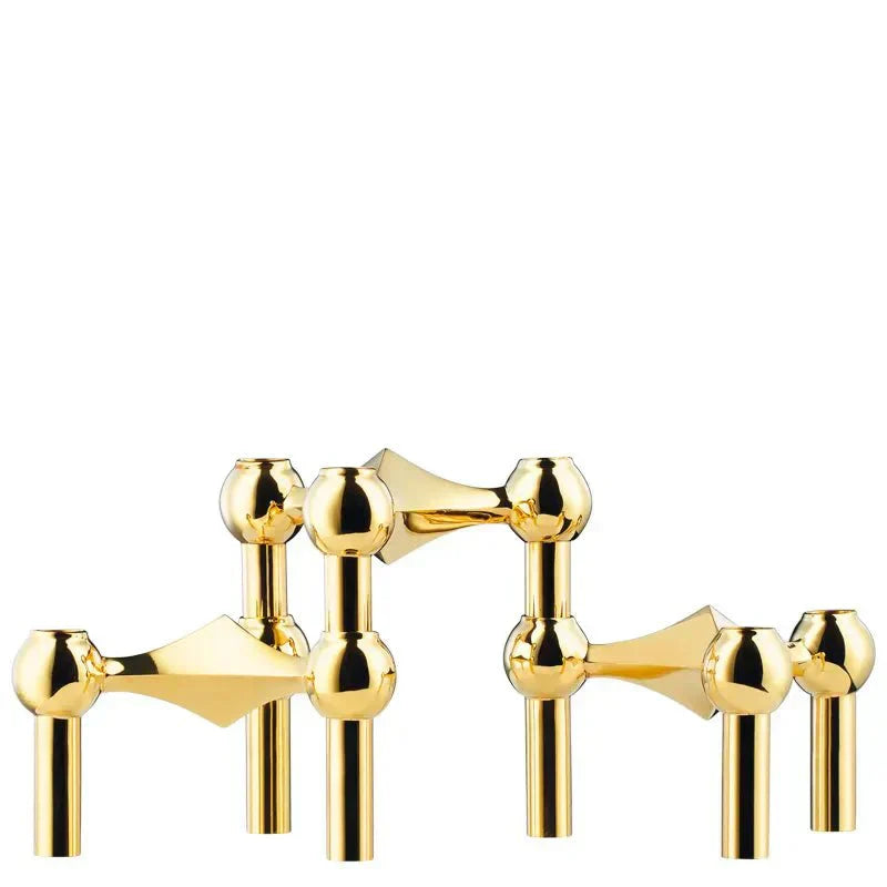 Candle Holder Molecular Structure Stainless Steel