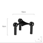 Candle Holder Molecular Structure Stainless Steel