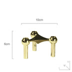 Candle Holder Molecular Structure Stainless Steel