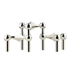 Candle Holder Molecular Structure Stainless Steel