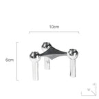 Candle Holder Molecular Structure Stainless Steel