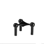 Candle Holder Molecule-Inspired Sculptural Metal Finish