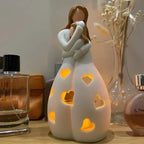 Candle Holder Mother & Daughter Sculptural Figurine