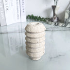 Candle Holder Polished Marble Roman-Inspired