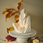 Candle Holder Resin Gothic Sculpted Fits Cup Candles
