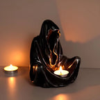 Candle Holder Resin Gothic Sculpted Fits Cup Candles