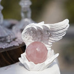 Candle Holder Resin Wing Design Ambient Glow