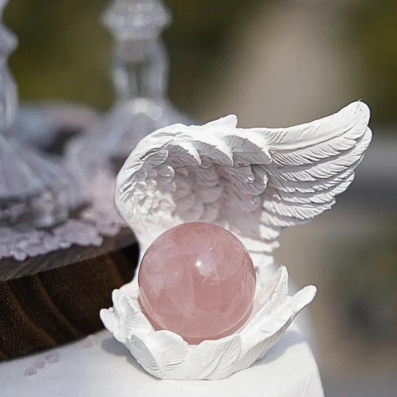 Candle Holder Resin Wing Design Ambient Glow