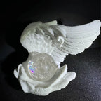 Candle Holder Resin Wing Design Ambient Glow