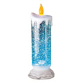 Candle Liquid Motion Spinning Glitter USB Or AAA Batteries