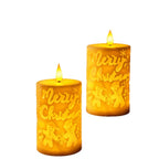 Candle Merry Christmas Gingerbread Clean-Burning Eco Wax