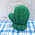 Candle Mini Cactus Sculptural Hand-Poured