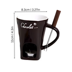 Candle-Powered Dishwasher-Safe Ceramic Fondue Set (2-Pack)