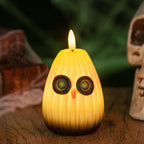 Candle Pumpkin Design Flameless LED & Battery Operated