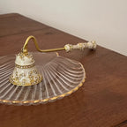 Candle Snuffer Smoke-Free Vintage Floral Zinc Alloy