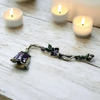 Candle Snuffer Smoke-Free Vintage Floral Zinc Alloy