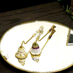 Candle Snuffer Smoke-Free Vintage Floral Zinc Alloy