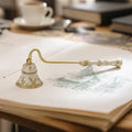 Candle Snuffer Smoke-Free Vintage Floral Zinc Alloy