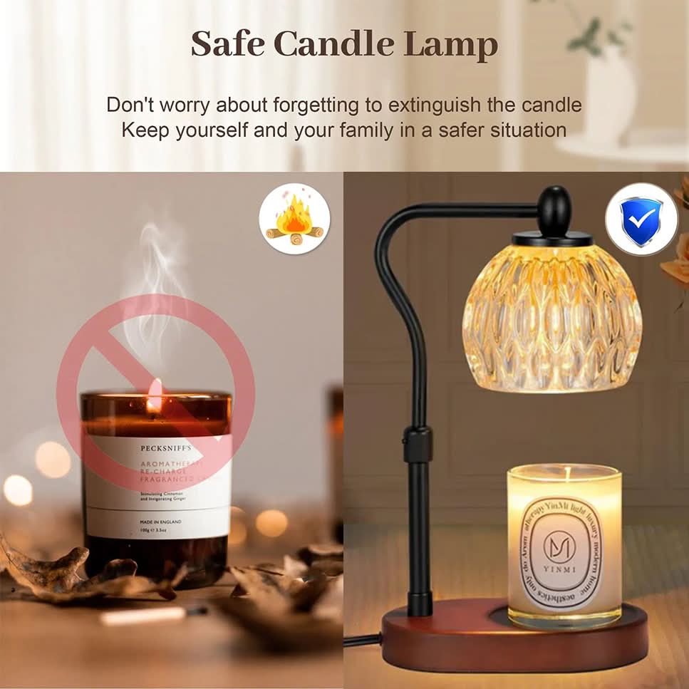 Candle Warmer Lamp Adjustable Positioning Ambient Light