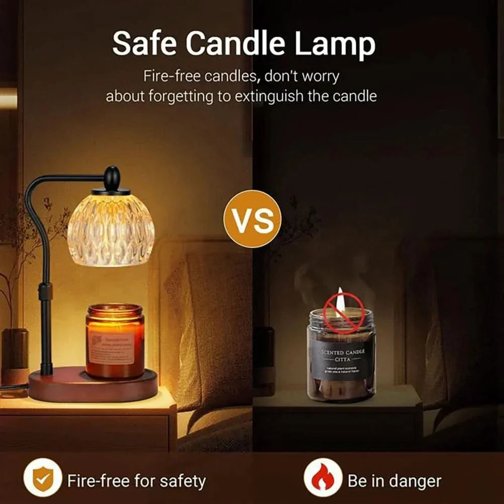 Candle Warmer Lamp Adjustable Positioning Ambient Light