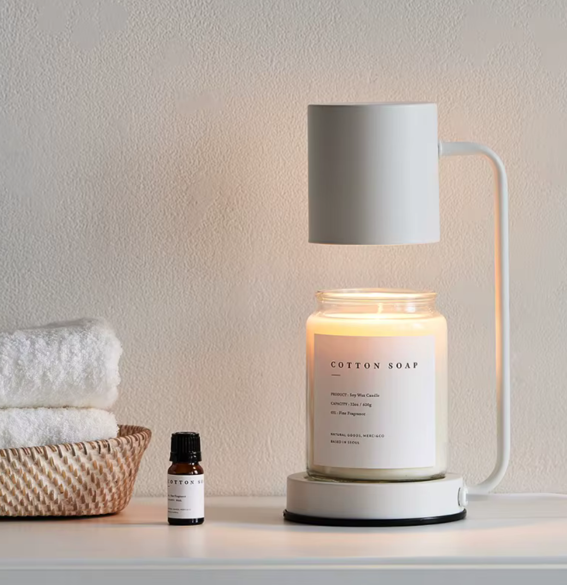 Candle Warmer Lamp Dual-Purpose Flameless Dimmer & Timer