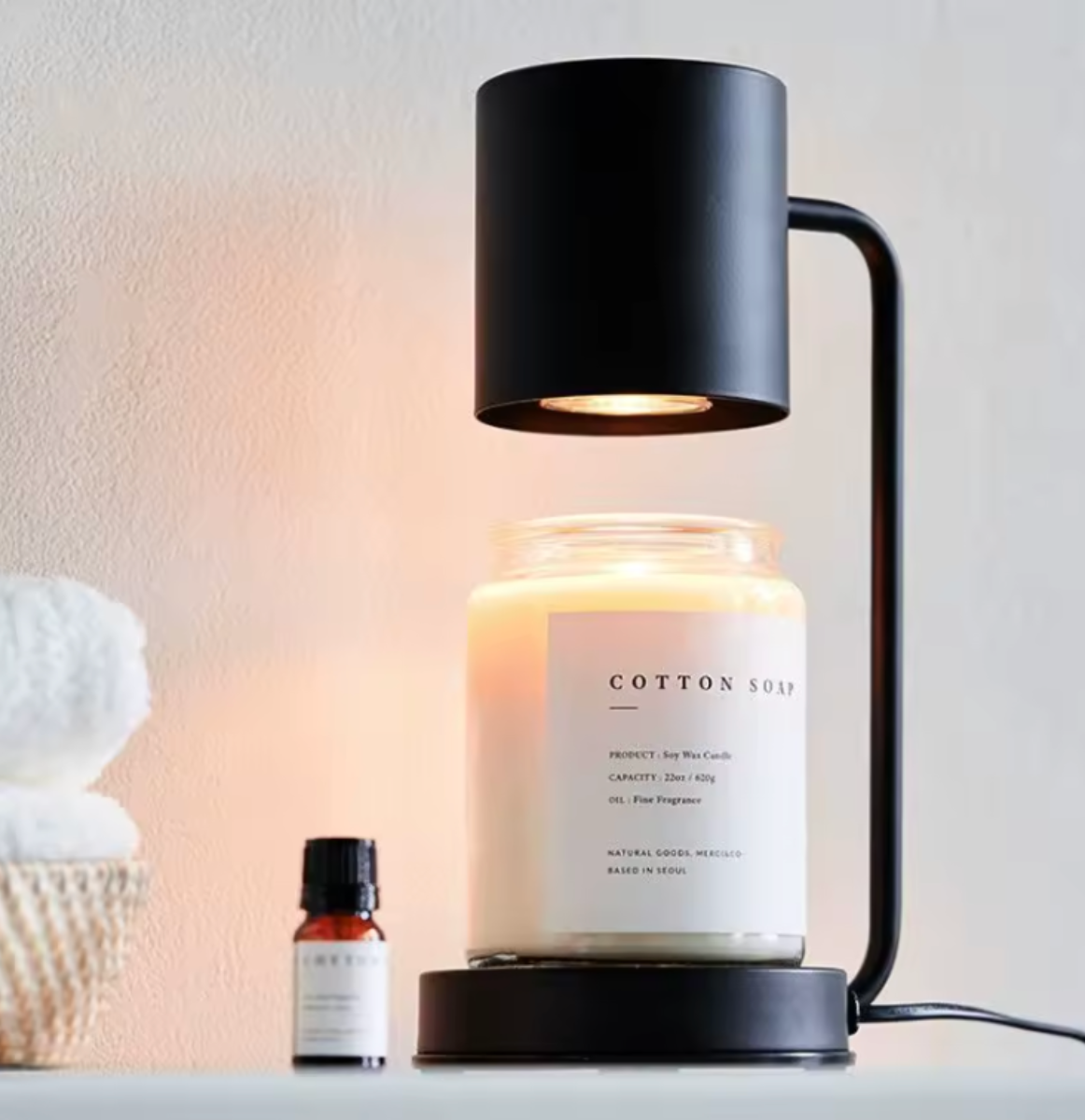 Candle Warmer Lamp Dual-Purpose Flameless Dimmer & Timer