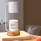 Candle Warmer Lamp Timer & Dimmer Solid Wood Base