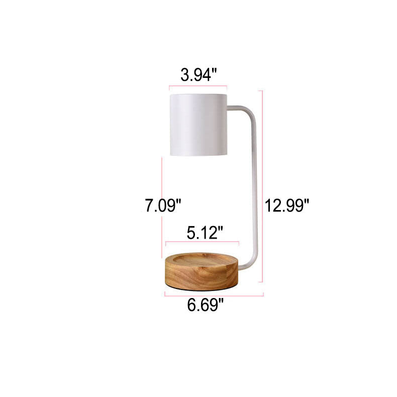 Candle Warmer Lamp Timer & Dimmer Solid Wood Base