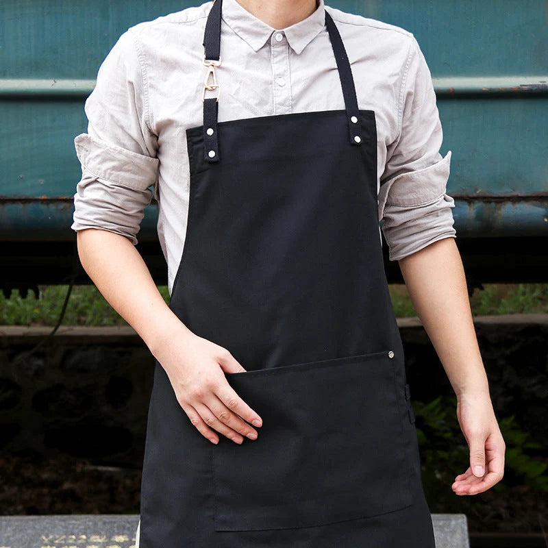 Canvas Apron Adjustable Fit & Front Pocket
