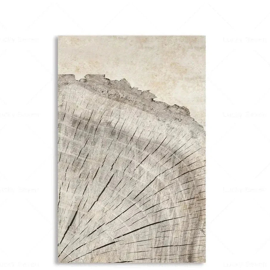 Canvas Wall Art Abstract Tree Rings Ready To Hang
