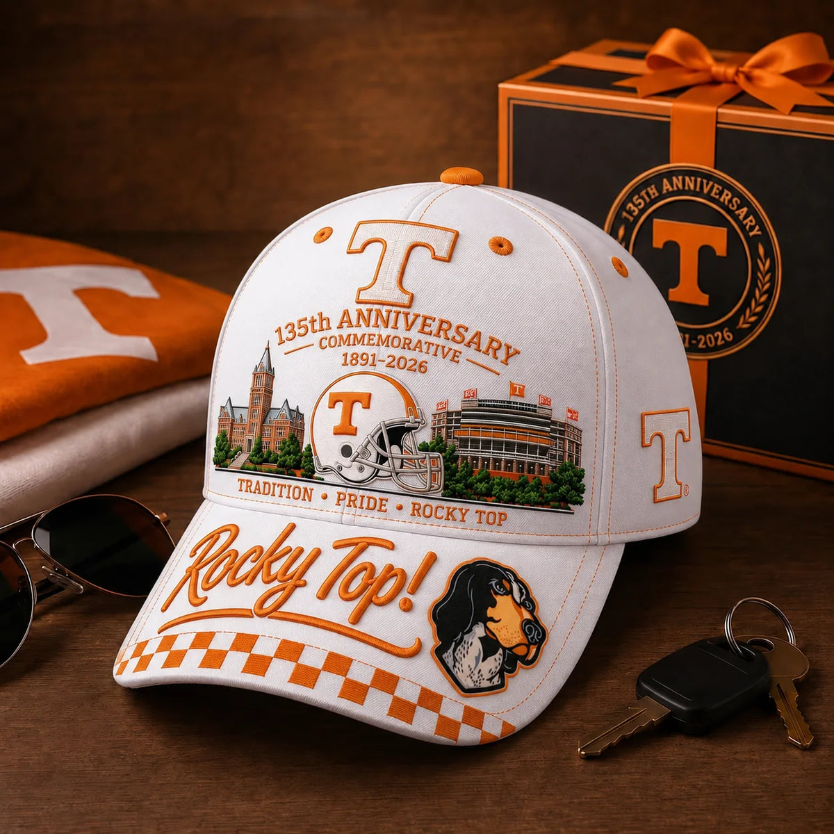 Cap 135th Anniversary Adjustable Curved Brim