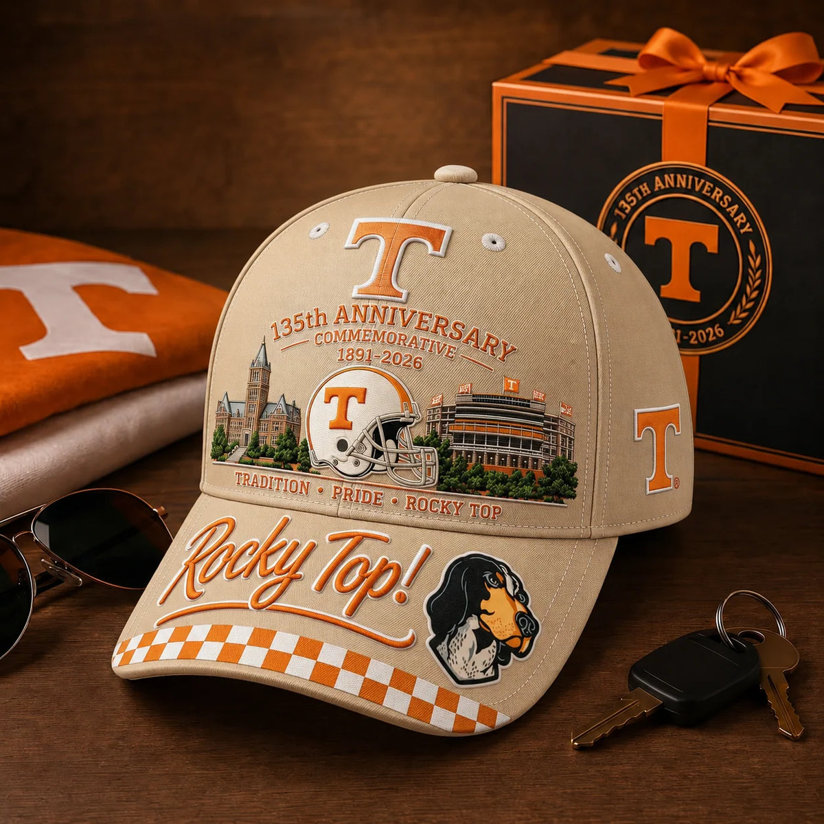 Cap 135th Anniversary Adjustable Curved Brim