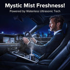 Car Air Freshener Ignition-Activated Aluminum 60-Day Runtime