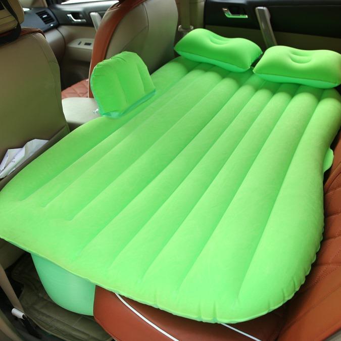 Car Air Mattress Back Seat Electric Pump Foldable & Portable