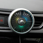 Car Air Vent Fan 3-Speed USB-Powered Ambient Light