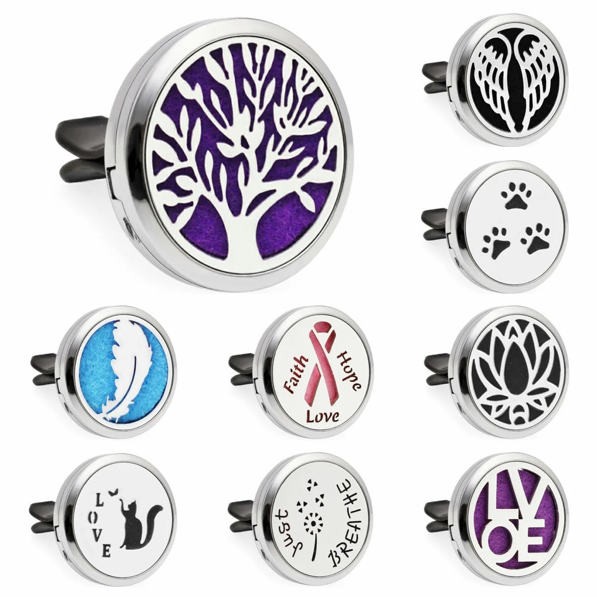 Car Air Vent Perfume Clip Alloy Vent Mount