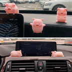 Car Air Vent Perfume Clip Cartoon Pig Resin