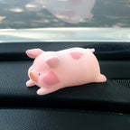 Car Air Vent Perfume Clip Cartoon Pig Resin