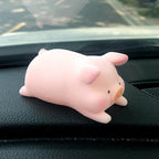 Car Air Vent Perfume Clip Cartoon Pig Resin