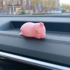 Car Air Vent Perfume Clip Cartoon Pig Resin